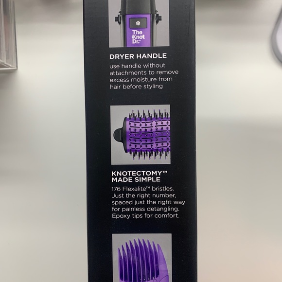 Conair Knot Doctor Detangling Hot Brush - Picture 2 of 7